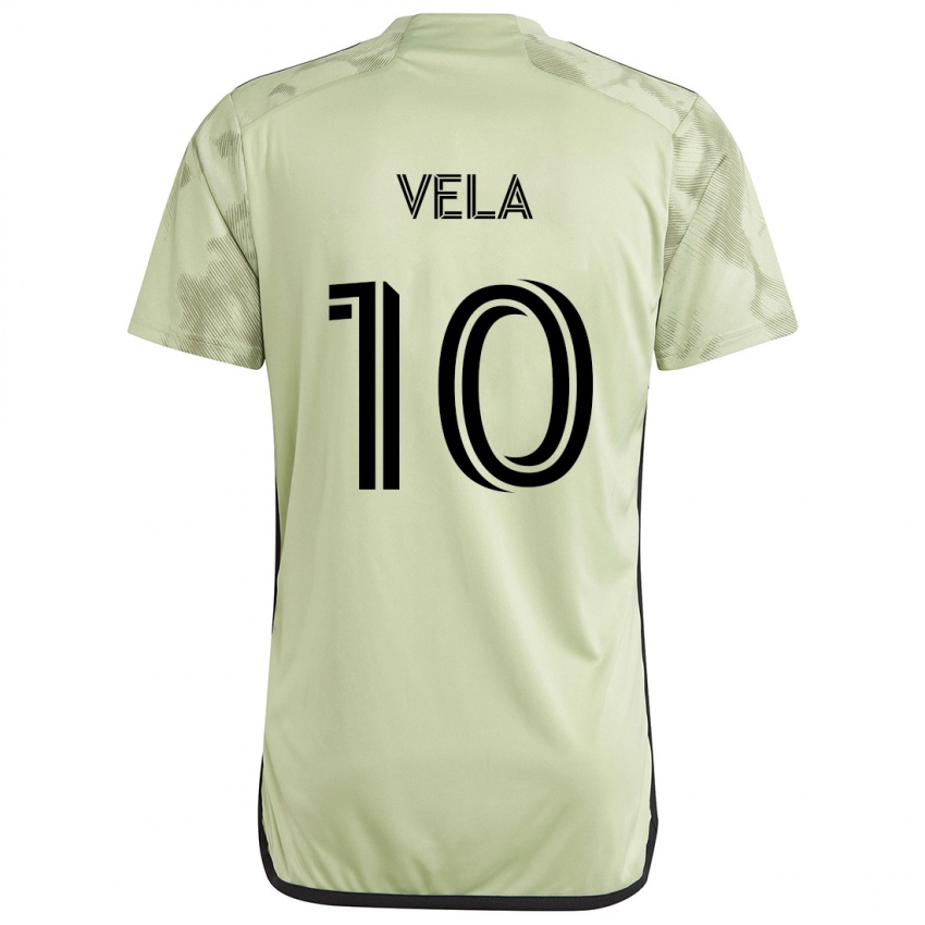 Niño Camiseta Carlos Vela #10 Verde Claro 2ª Equipación 2024/25 La Camisa Perú