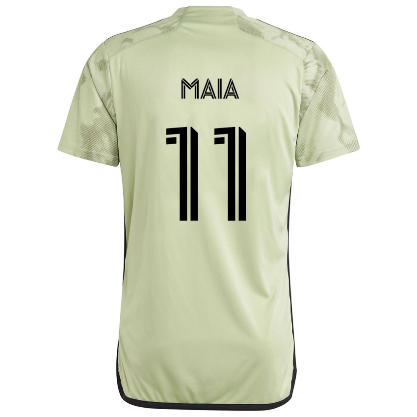 Niño Camiseta Matheus Maia #11 Verde Claro 2ª Equipación 2024/25 La Camisa Perú