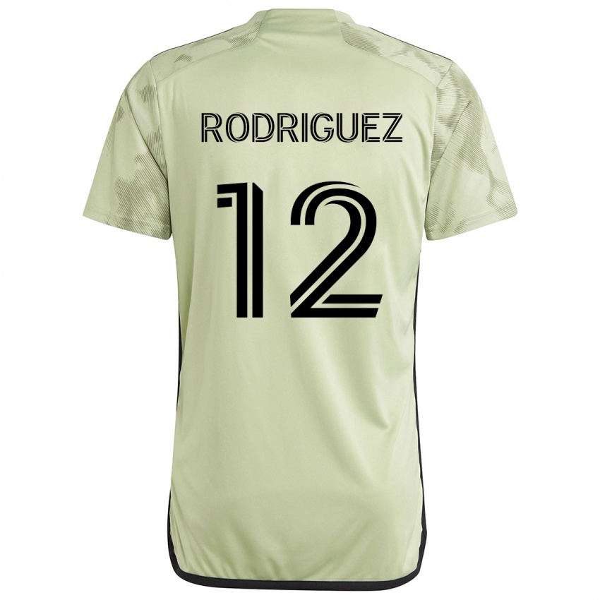 Niño Camiseta Jeremi Rodríguez #12 Verde Claro 2ª Equipación 2024/25 La Camisa Perú