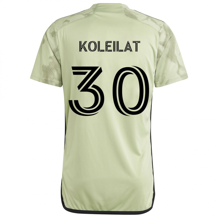 Niño Camiseta Jassem Koleilat #30 Verde Claro 2ª Equipación 2024/25 La Camisa Perú