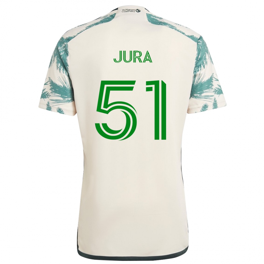 Niño Camiseta Sawyer Jura #51 Beige Marrón 2ª Equipación 2024/25 La Camisa Perú