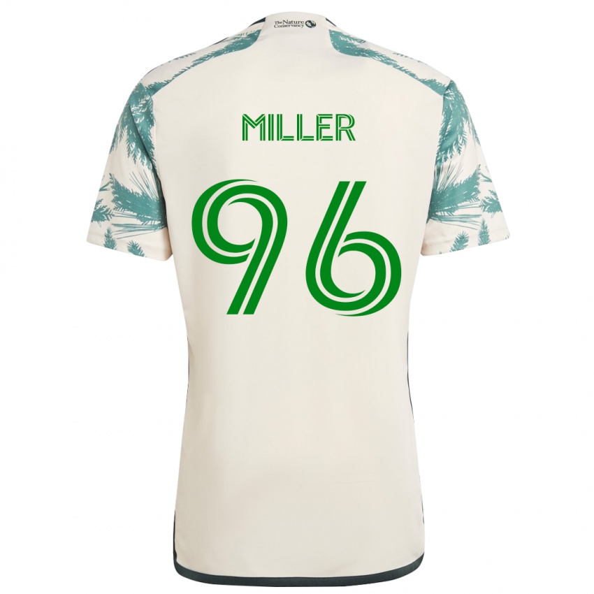 Niño Camiseta Carver Miller #96 Beige Marrón 2ª Equipación 2024/25 La Camisa Perú