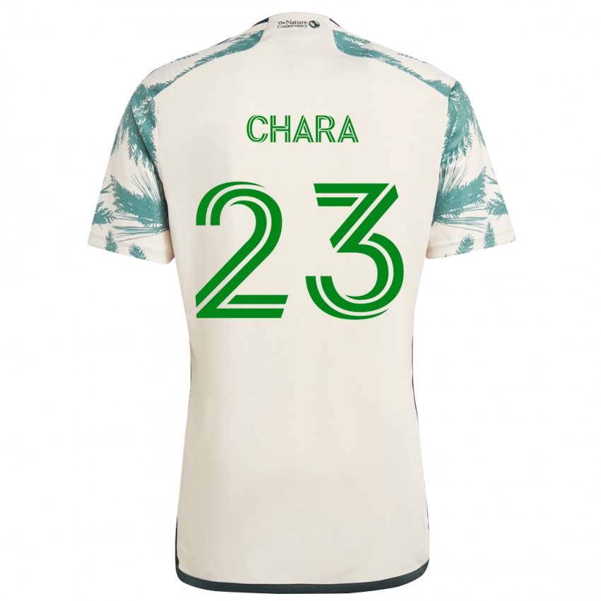 Niño Camiseta Yimmi Chará #23 Beige Marrón 2ª Equipación 2024/25 La Camisa Perú