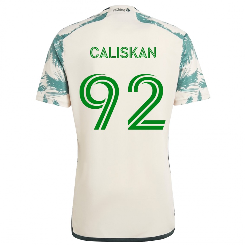 Niño Camiseta Noel Caliskan #92 Beige Marrón 2ª Equipación 2024/25 La Camisa Perú