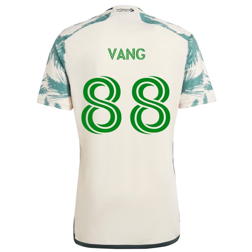 Niño Camiseta Michael Vang #88 Beige Marrón 2ª Equipación 2024/25 La Camisa Perú