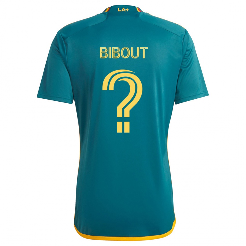 Niño Camiseta Aaron Bibout #0 Verde Amarillo 2ª Equipación 2024/25 La Camisa Perú