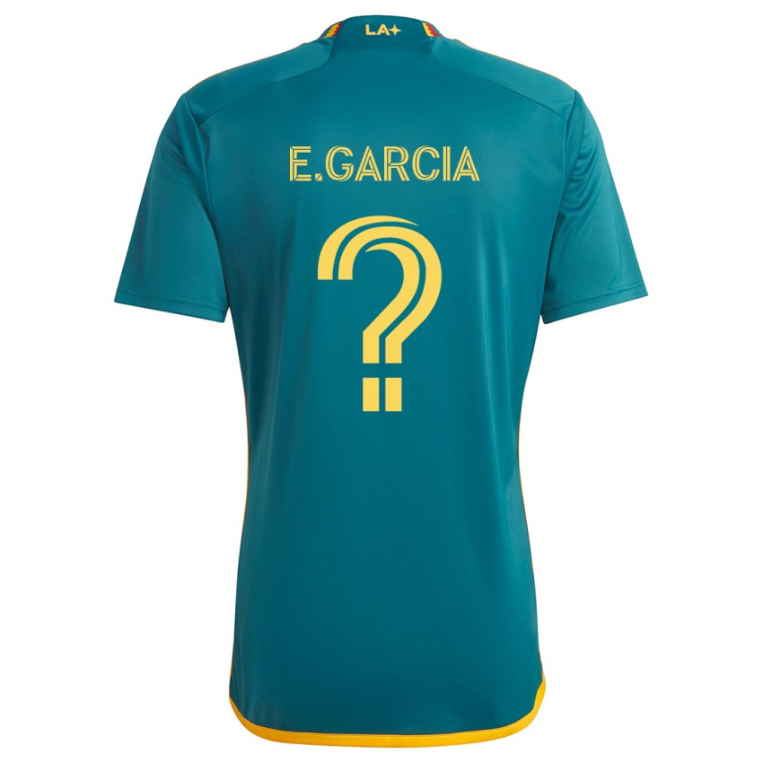 Niño Camiseta Emiliano Garcia #0 Verde Amarillo 2ª Equipación 2024/25 La Camisa Perú