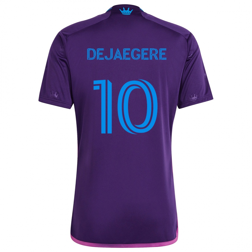 Niño Camiseta Brecht Dejaegere #10 Azul Morado 2ª Equipación 2024/25 La Camisa Perú