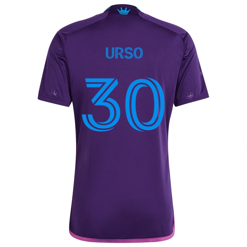 Niño Camiseta Júnior Urso #30 Azul Morado 2ª Equipación 2024/25 La Camisa Perú