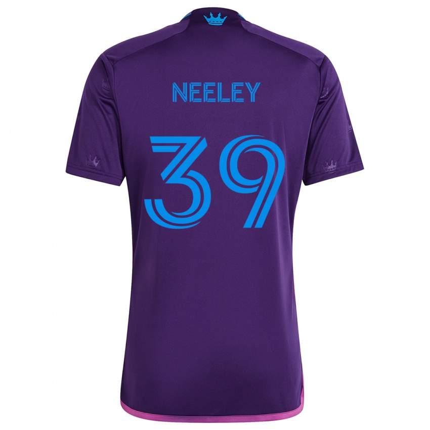 Niño Camiseta Jack Neeley #39 Azul Morado 2ª Equipación 2024/25 La Camisa Perú