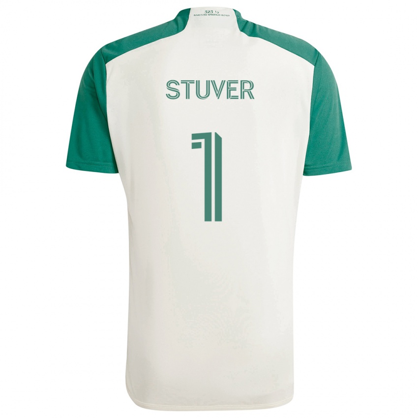 Niño Camiseta Brad Stuver #1 Colores Tostados Verde 2ª Equipación 2024/25 La Camisa Perú