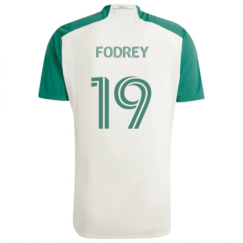 Niño Camiseta Cj Fodrey #19 Colores Tostados Verde 2ª Equipación 2024/25 La Camisa Perú