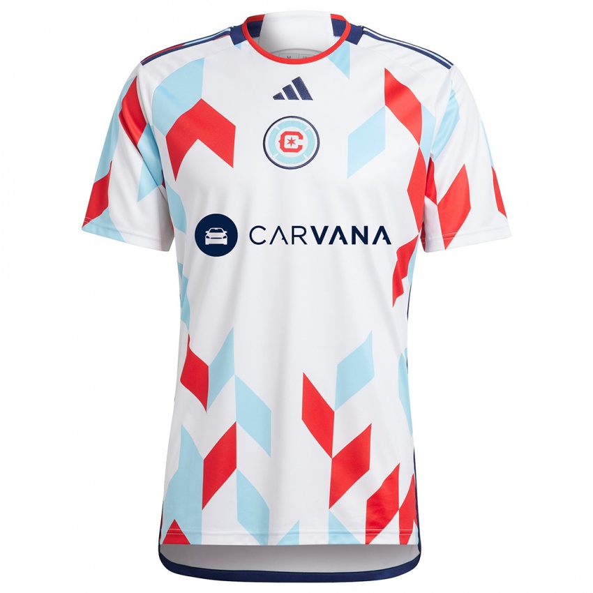 Niño Camiseta Ihren Namen #0 Blanco Rojo Azul 2ª Equipación 2024/25 La Camisa Perú