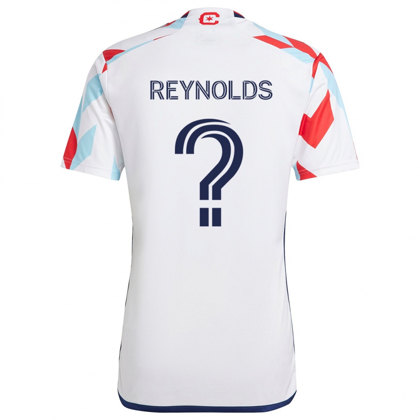 Niño Camiseta Justin Reynolds #0 Blanco Rojo Azul 2ª Equipación 2024/25 La Camisa Perú