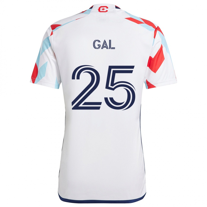 Niño Camiseta Jeff Gal #25 Blanco Rojo Azul 2ª Equipación 2024/25 La Camisa Perú