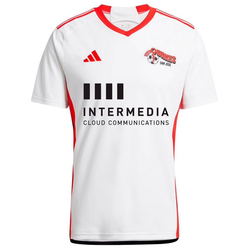 Niño Camiseta D Sweeney #0 Blanco Rojo 2ª Equipación 2024/25 La Camisa Perú