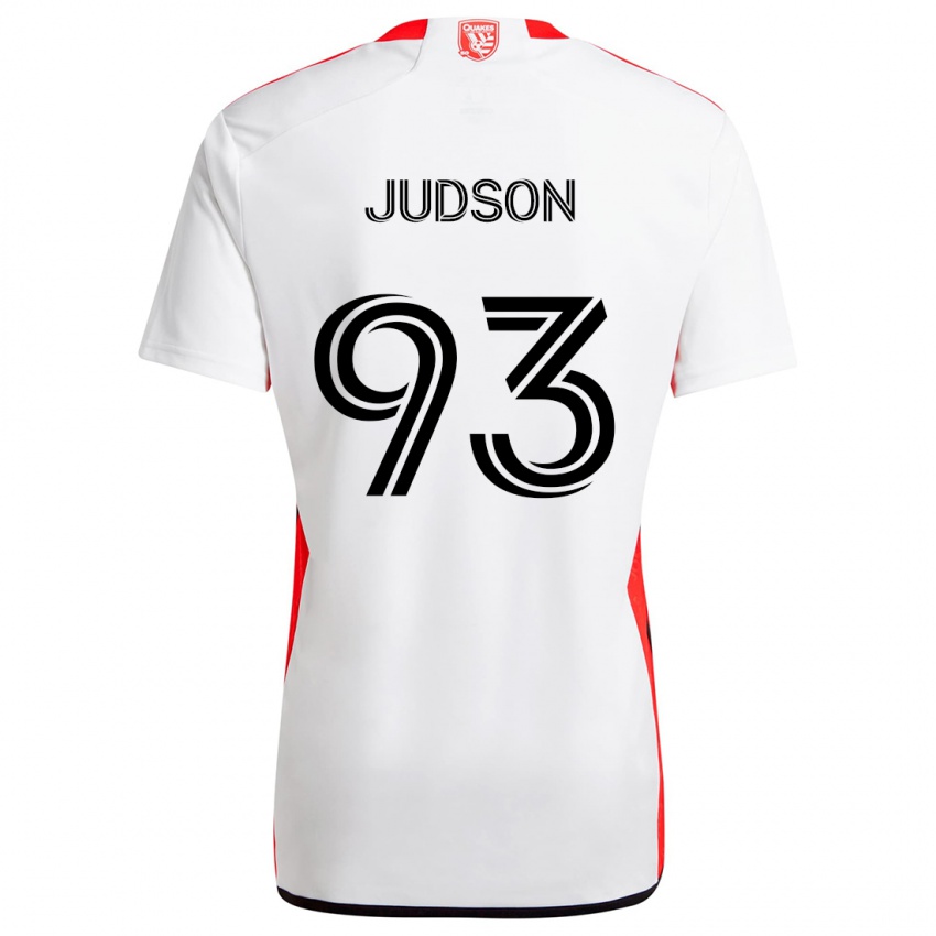 Niño Camiseta Judson #93 Blanco Rojo 2ª Equipación 2024/25 La Camisa Perú