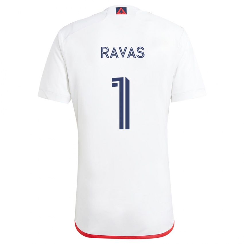 Niño Camiseta Henrich Ravas #1 Blanco Rojo 2ª Equipación 2024/25 La Camisa Perú