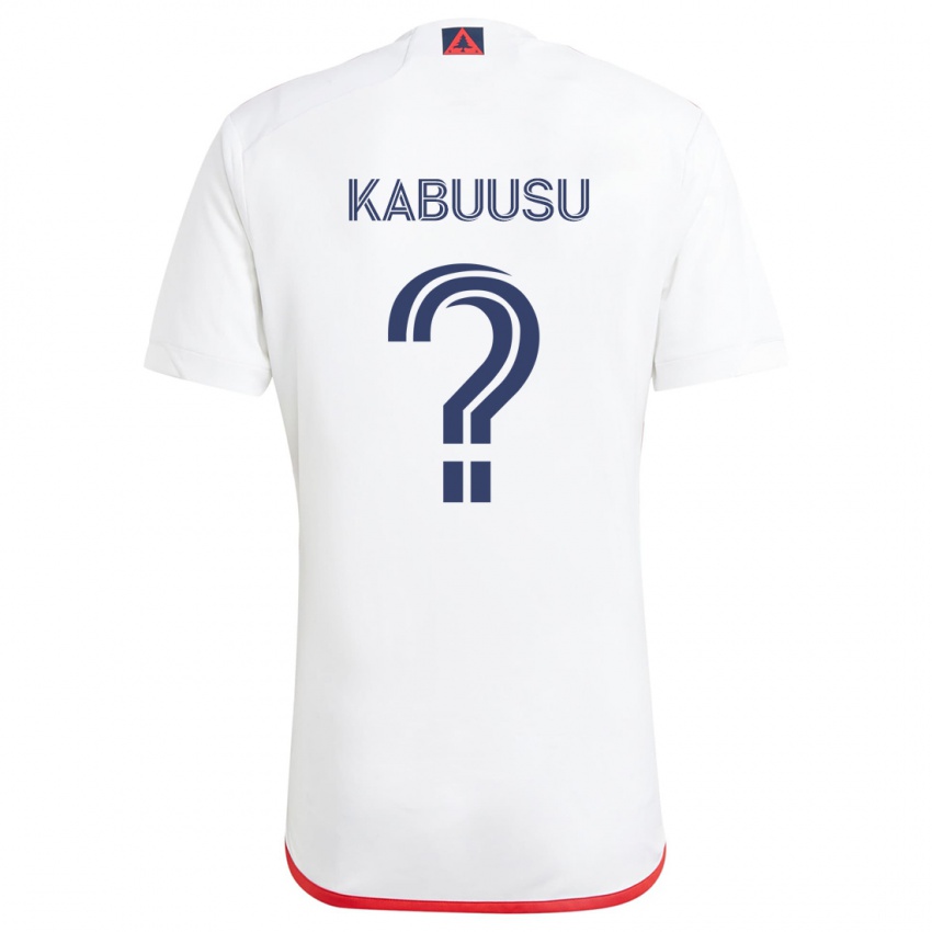 Niño Camiseta Jamie Kabuusu #0 Blanco Rojo 2ª Equipación 2024/25 La Camisa Perú