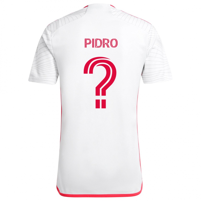 Niño Camiseta Selmir Pidro #0 Blanco Rojo 2ª Equipación 2024/25 La Camisa Perú