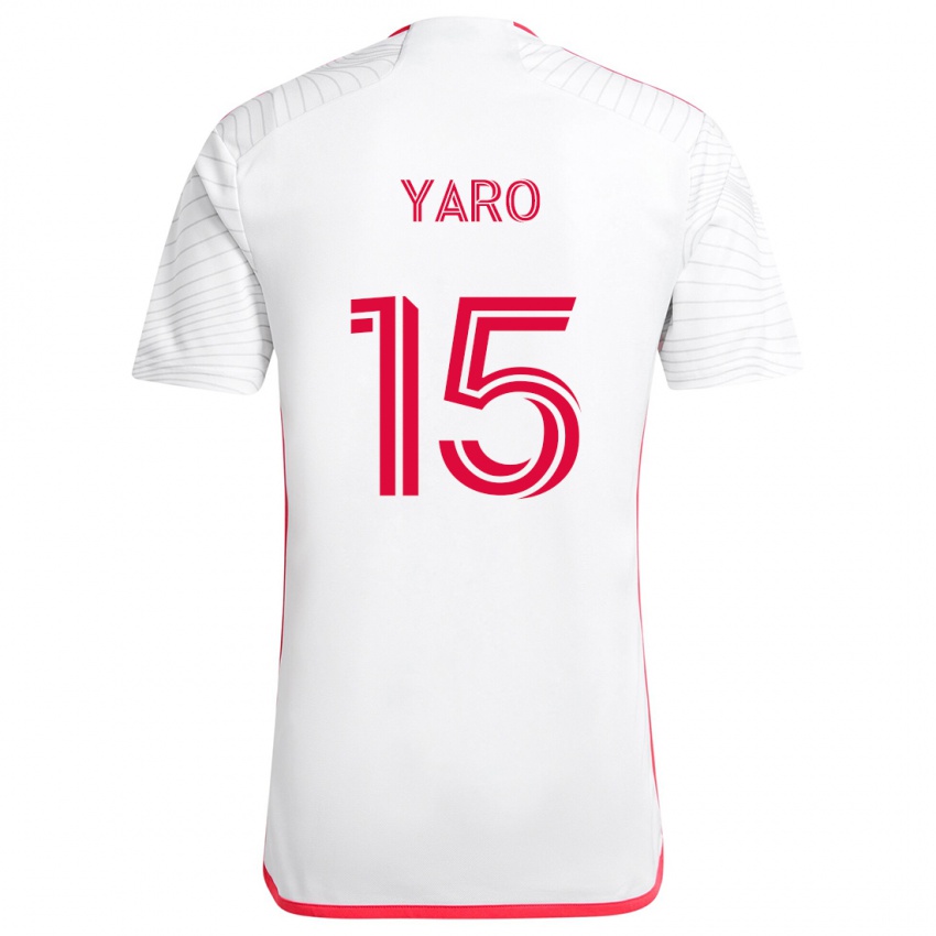 Niño Camiseta Joshua Yaro #15 Blanco Rojo 2ª Equipación 2024/25 La Camisa Perú