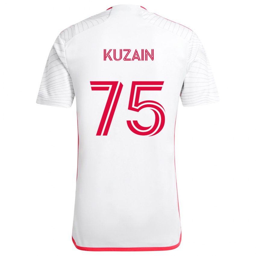 Niño Camiseta Wan Kuzain #75 Blanco Rojo 2ª Equipación 2024/25 La Camisa Perú