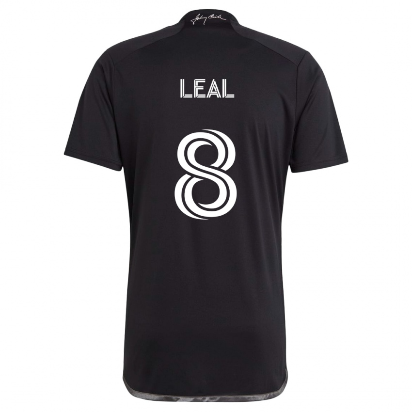 Niño Camiseta Randall Leal #8 Negro 2ª Equipación 2024/25 La Camisa Perú