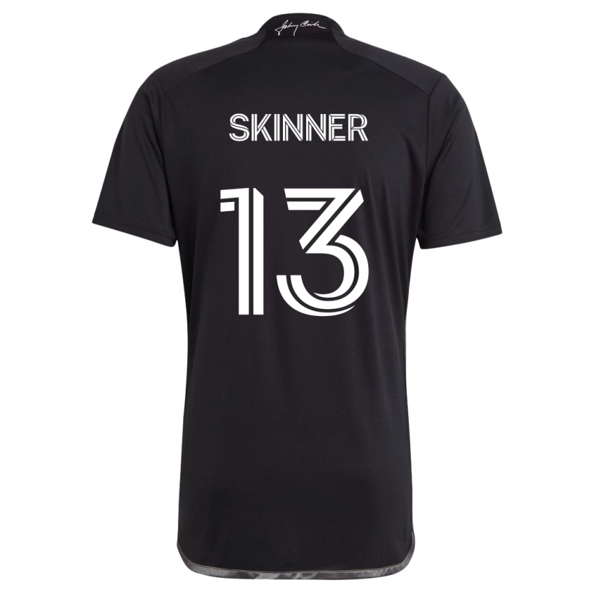 Niño Camiseta Joey Skinner #13 Negro 2ª Equipación 2024/25 La Camisa Perú