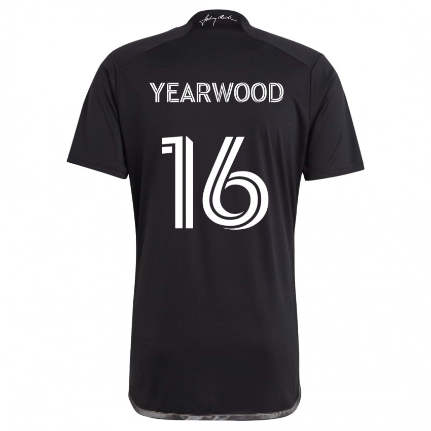 Niño Camiseta Dru Yearwood #16 Negro 2ª Equipación 2024/25 La Camisa Perú