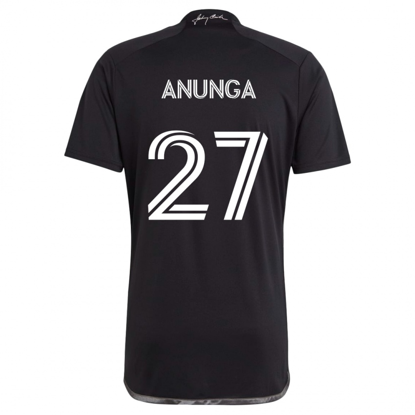 Niño Camiseta Tah Anunga #27 Negro 2ª Equipación 2024/25 La Camisa Perú