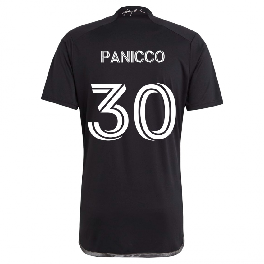 Niño Camiseta Elliot Panicco #30 Negro 2ª Equipación 2024/25 La Camisa Perú