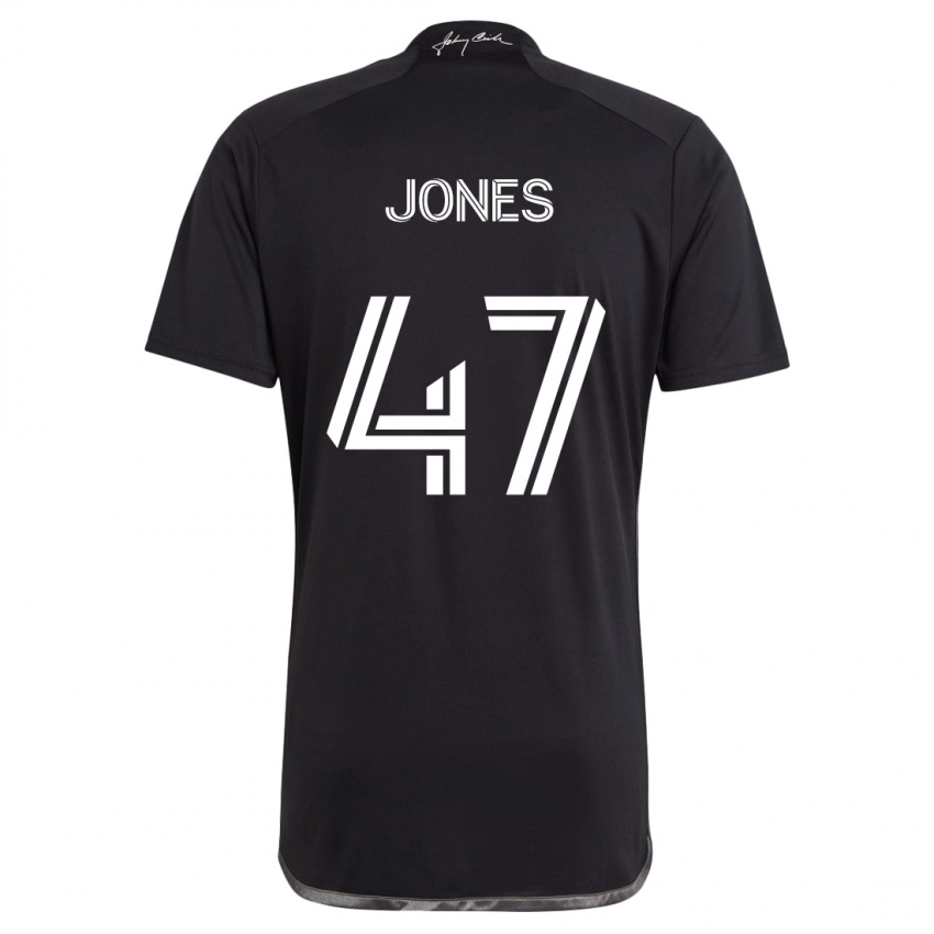 Niño Camiseta Isaiah Jones #47 Negro 2ª Equipación 2024/25 La Camisa Perú