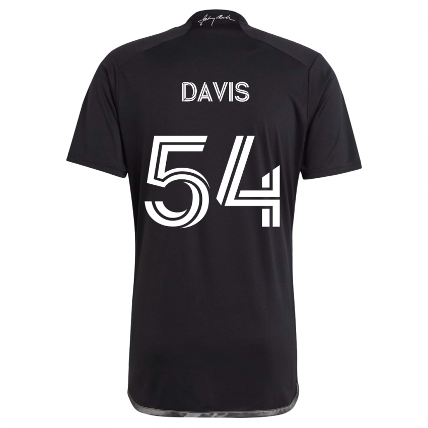 Niño Camiseta Sean Davis #54 Negro 2ª Equipación 2024/25 La Camisa Perú