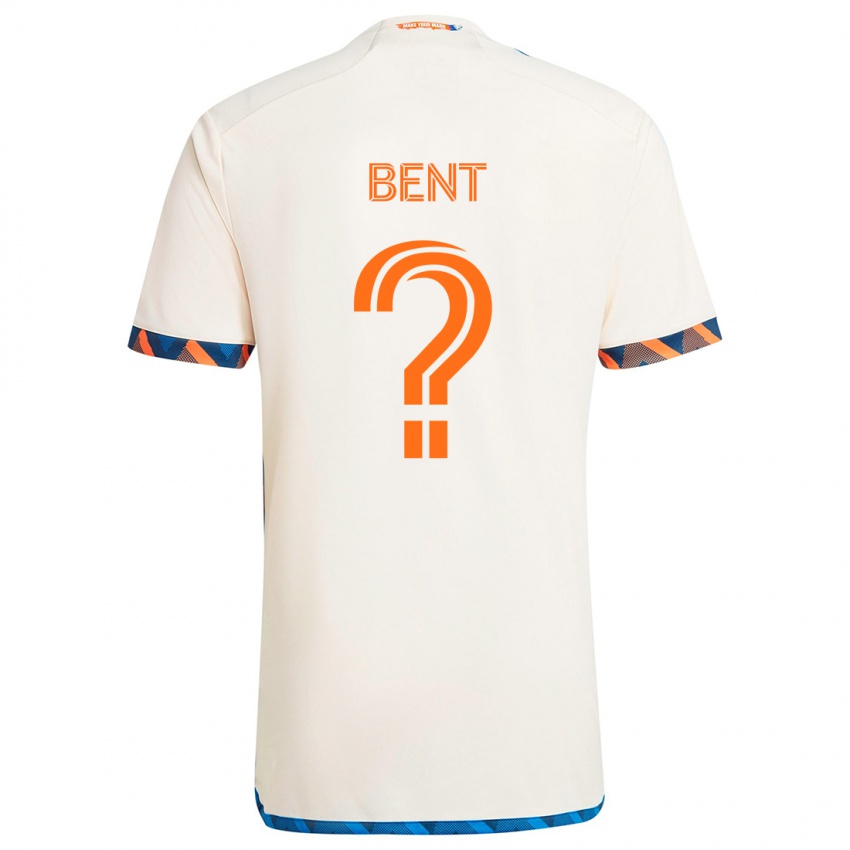 Niño Camiseta Brandon Bent #0 Blanco Naranja 2ª Equipación 2024/25 La Camisa Perú