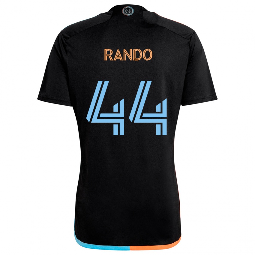 Niño Camiseta Alex Rando #44 Negro Naranja Azul 2ª Equipación 2024/25 La Camisa Perú