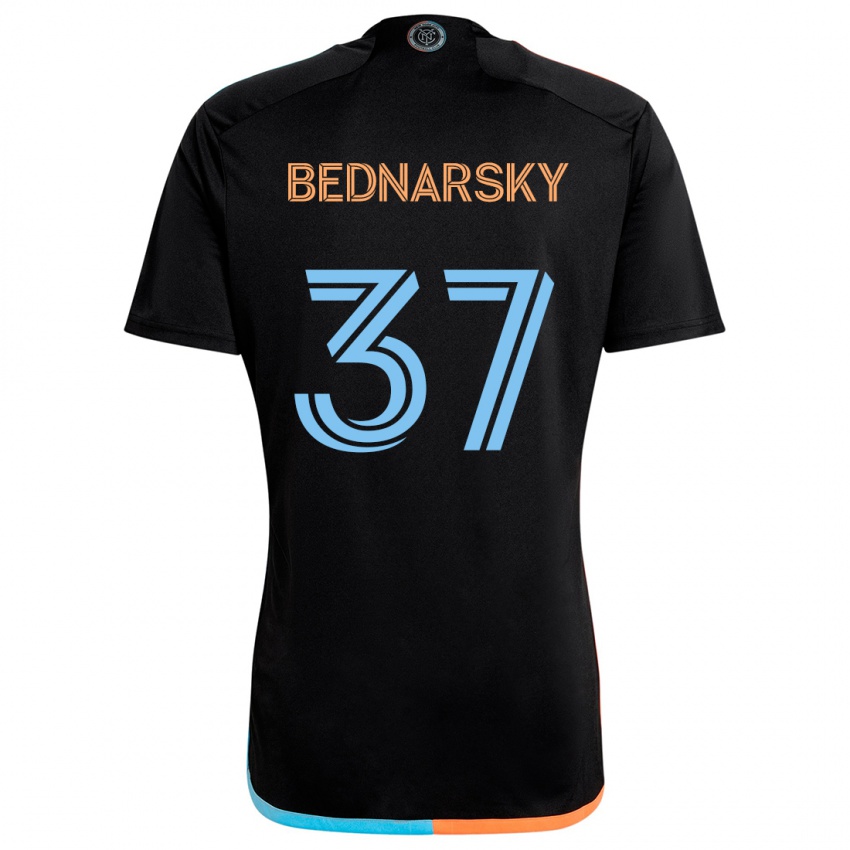 Niño Camiseta Stevo Bednarsky #37 Negro Naranja Azul 2ª Equipación 2024/25 La Camisa Perú