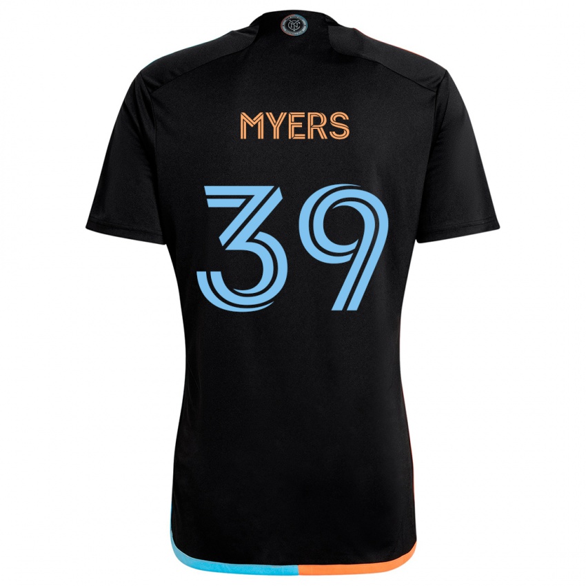 Niño Camiseta Md Myers #39 Negro Naranja Azul 2ª Equipación 2024/25 La Camisa Perú