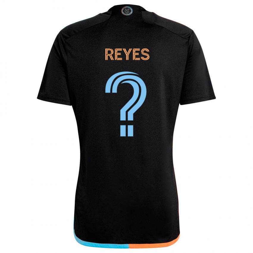 Niño Camiseta Andrew Reyes #0 Negro Naranja Azul 2ª Equipación 2024/25 La Camisa Perú