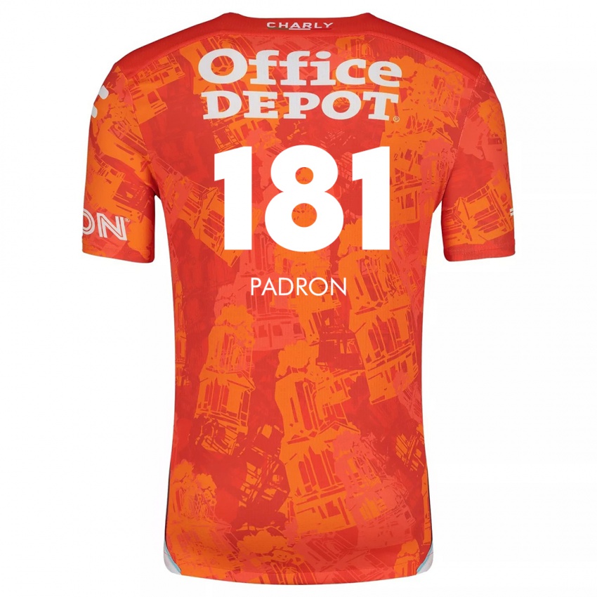 Niño Camiseta Romeo Padrón #181 Naranja Blanco 2ª Equipación 2024/25 La Camisa Perú