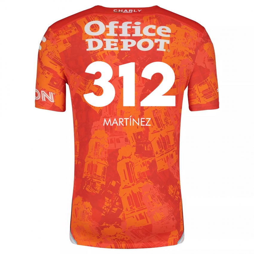 Niño Camiseta Ulises Martínez #312 Naranja Blanco 2ª Equipación 2024/25 La Camisa Perú