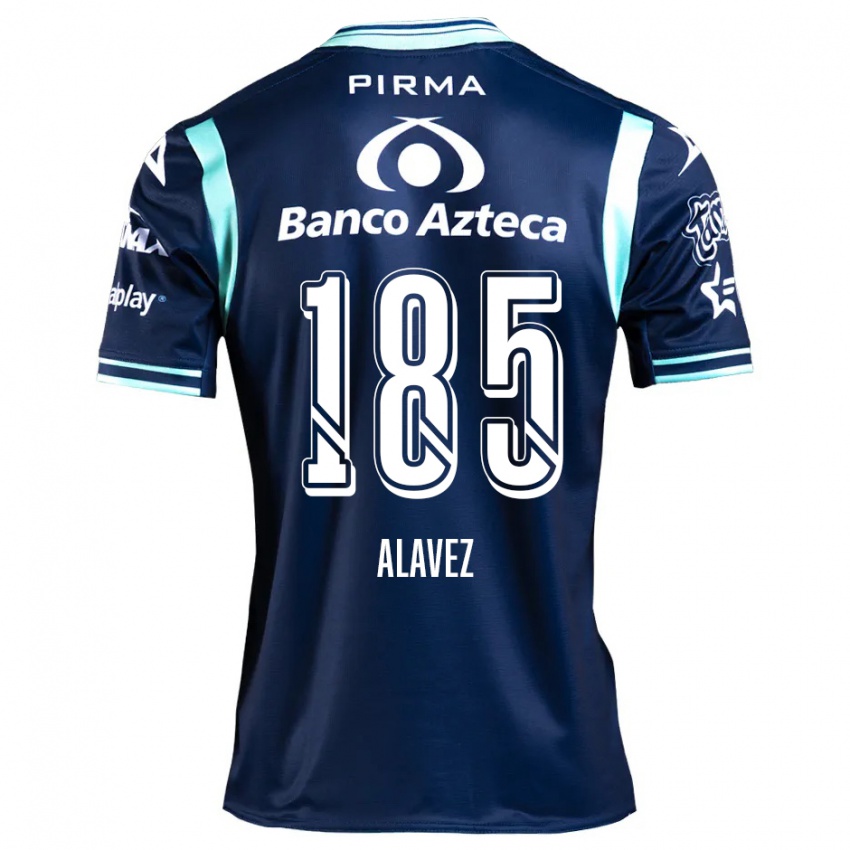 Niño Camiseta Brian Alavez #185 Azul Marino 2ª Equipación 2024/25 La Camisa Perú