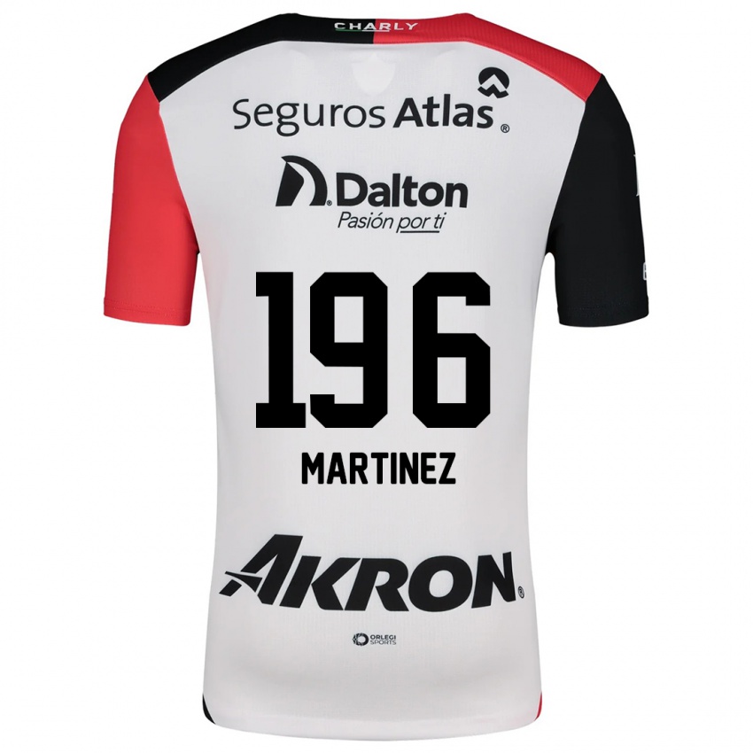 Niño Camiseta Rafael Martínez #196 Blanco Rojo Negro 2ª Equipación 2024/25 La Camisa Perú