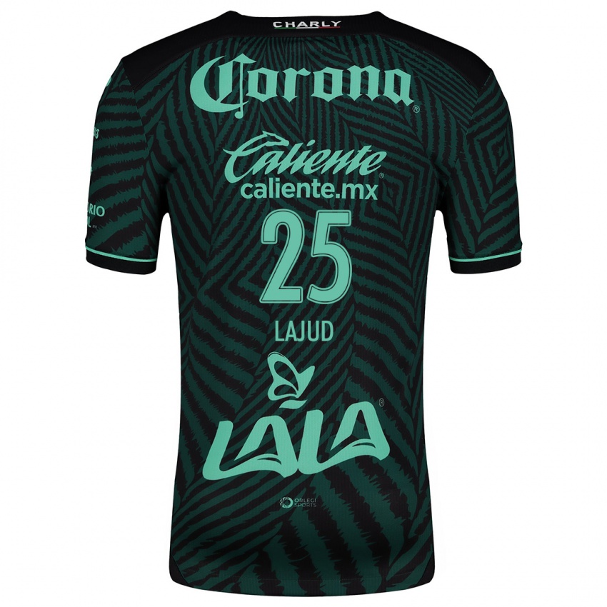 Niño Camiseta Gibrán Lajud #25 Verde Negro 2ª Equipación 2024/25 La Camisa Perú