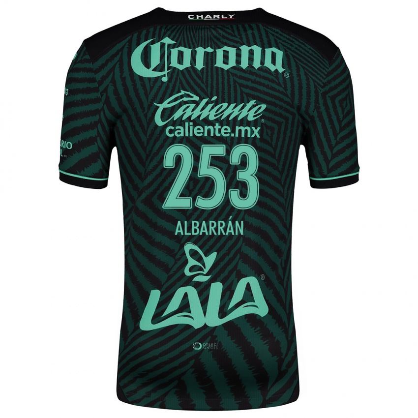 Niño Camiseta Rodrigo Albarrán #253 Verde Negro 2ª Equipación 2024/25 La Camisa Perú