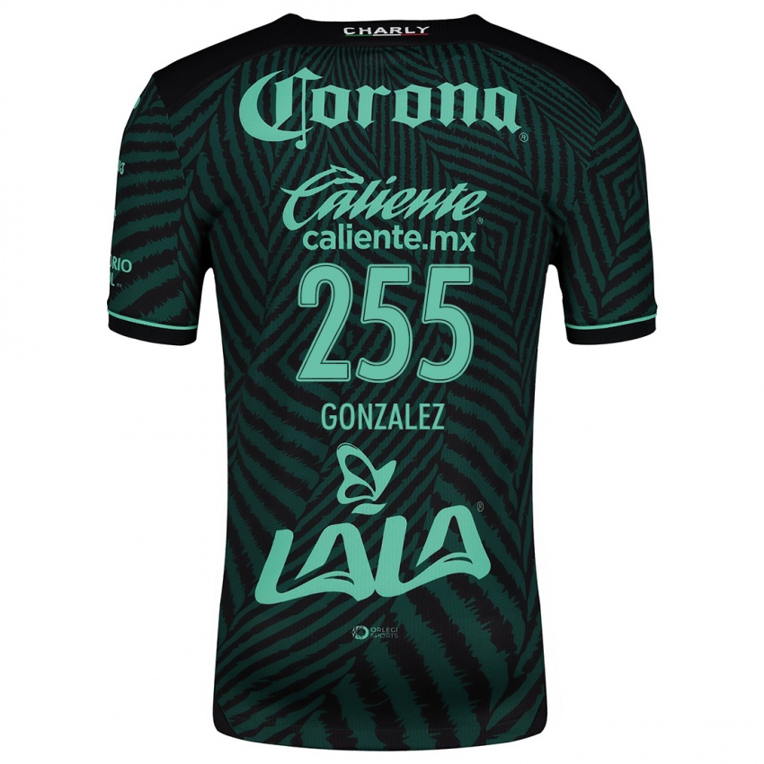 Niño Camiseta Valente González #255 Verde Negro 2ª Equipación 2024/25 La Camisa Perú