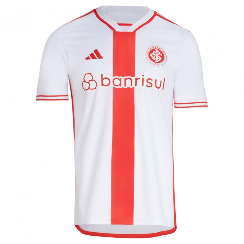 Niño Camiseta Luis Otávio #0 Blanco Rojo 2ª Equipación 2024/25 La Camisa Perú