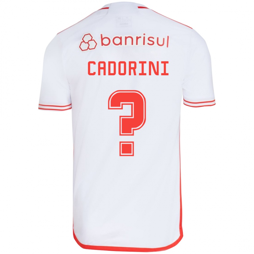 Niño Camiseta Matheus Cadorini #0 Blanco Rojo 2ª Equipación 2024/25 La Camisa Perú