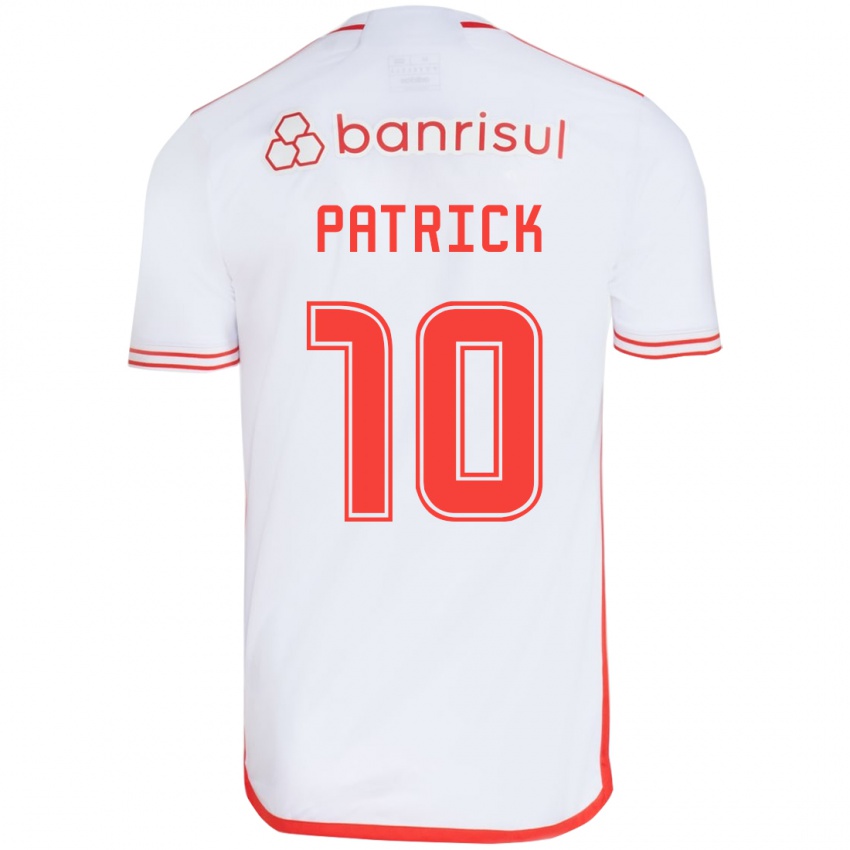 Niño Camiseta Alan Patrick #10 Blanco Rojo 2ª Equipación 2024/25 La Camisa Perú