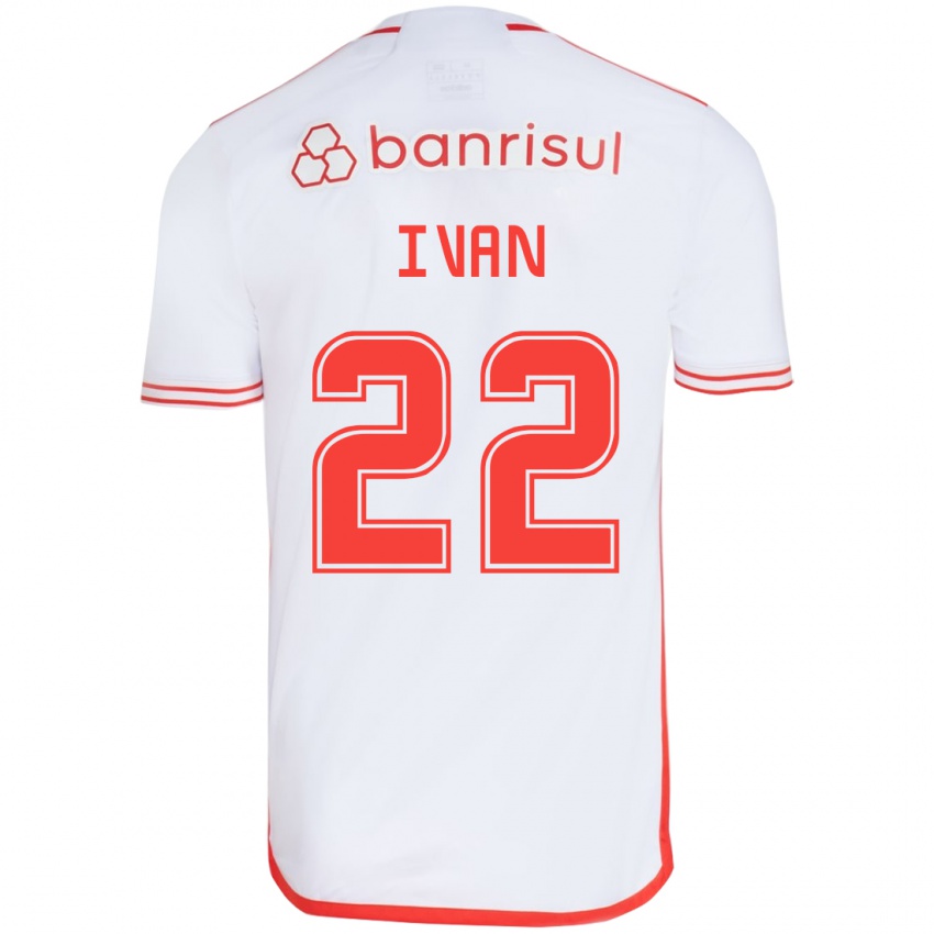 Niño Camiseta Ivan #22 Blanco Rojo 2ª Equipación 2024/25 La Camisa Perú