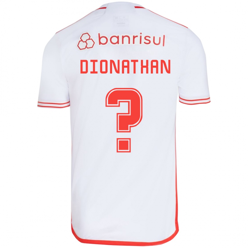 Niño Camiseta Dionathan #0 Blanco Rojo 2ª Equipación 2024/25 La Camisa Perú